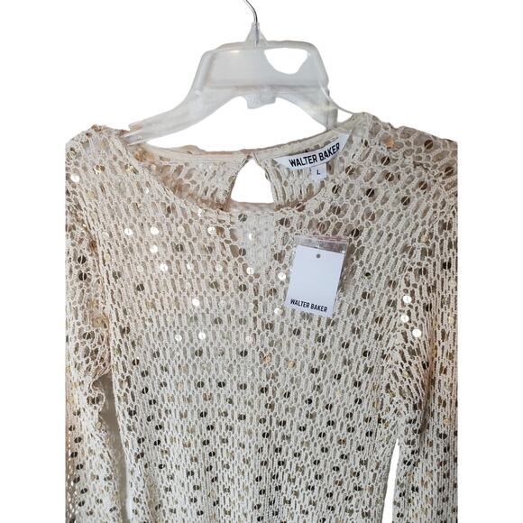 Walter Baker Coco Dress, Natural Color, Size Large - Picture 2 of 6